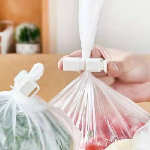 多用途塑料封口器麪包食品袋子按壓彈簧封口夾強力防潮保鮮密封夾