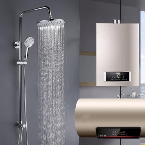 304不鏽鋼單冷淋浴花灑套裝分體式電熱水器家用天燃氣淋浴噴頭