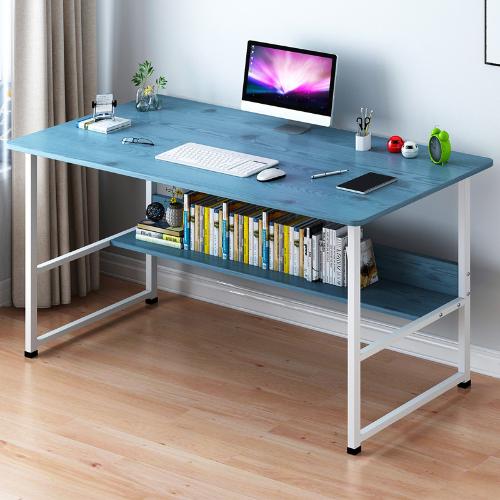 蔓斯菲爾臺式電腦桌書桌書架組合簡約辦公桌臥室寫字檯家用小桌子