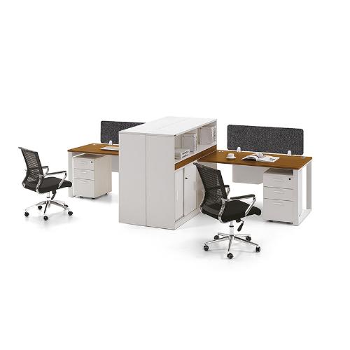 辦公傢俱簡約現代職員辦公桌椅組合工作位4/6員工電腦桌屏風卡座