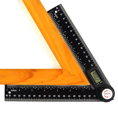 電子數顯水平角度尺量角器工業高精度木工活動角度測量儀直角尺90