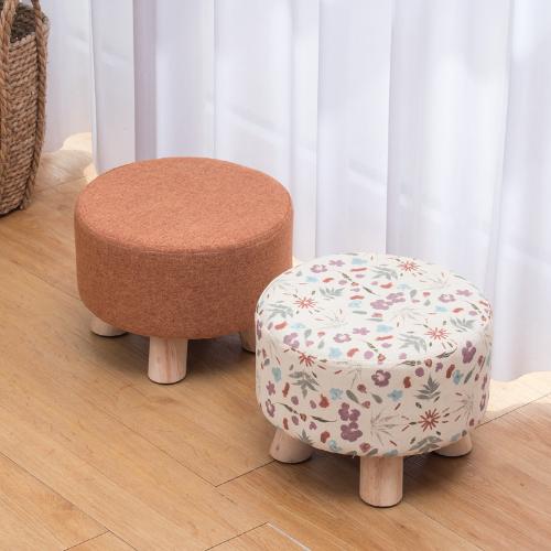 實木小凳子時尚換鞋凳小圓凳客廳沙發凳矮凳創意小板凳家用小椅子