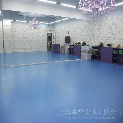 室內4.5mm舞蹈地板兒童房彈性地膠防滑防潮舞蹈房pvc地板