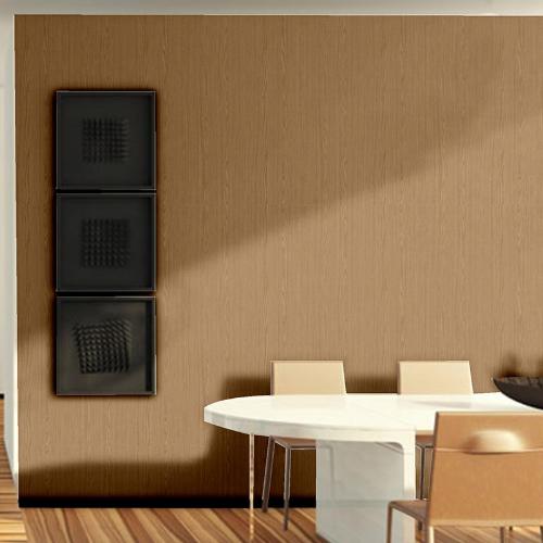 特厚波音軟片木紋貼紙導氣槽韓版牆紙PVC傢俱工程直播間臥室壁紙
