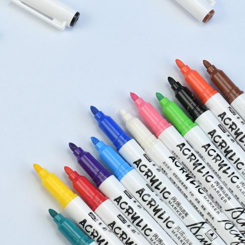 學生塗鴉手繪筆液體蠟筆全套48色套裝美術軟繪畫筆丙烯馬克筆