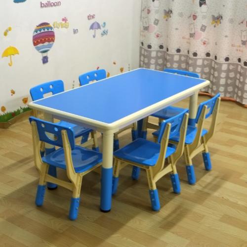 佰爾斯廠家直銷幼兒園塑料桌子升降課桌椅培訓桌椅加厚塑料批發