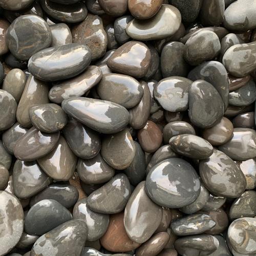 火山石烤腸石頭餅鵝軟石黑色鵝卵石耐高溫石頭木桶魚石頭炒貨石頭
