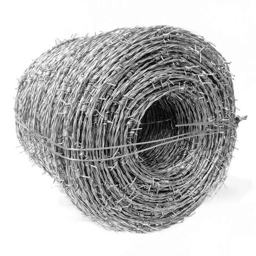 熱鍍鋅刺繩隔離網機場監獄防攀爬圍牆鐵蒺藜防護網圈地養殖鐵絲網