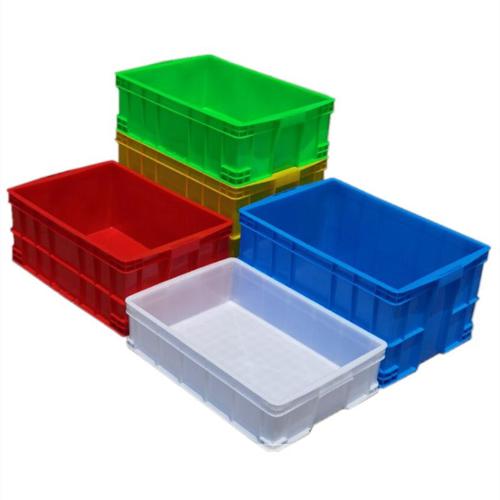 週轉箱加厚塑料箱長方形帶蓋儲物箱大號物流箱工業塑料箱轉運箱