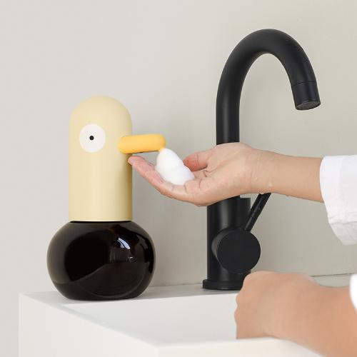新品洗手鴨自動感應洗手機泡沫皁液器UBS充電免接觸可愛洗手液機