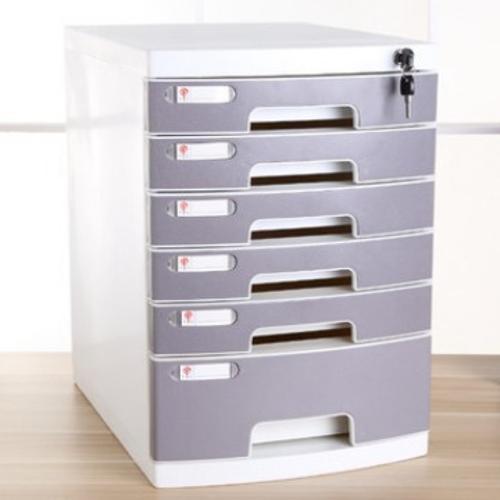 a4桌面文件櫃文件收納盒帶鎖抽屜式資料文件整理盒收納櫃加厚帶鎖