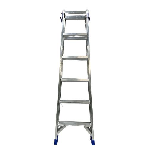 直馬梯鋁焊梯鋁合金加固人字家用梯多功能摺疊關節梯子梯工程梯廠